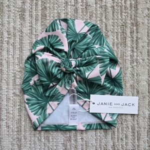 Janie and Jack Toddler Girls Palm Swim Hat